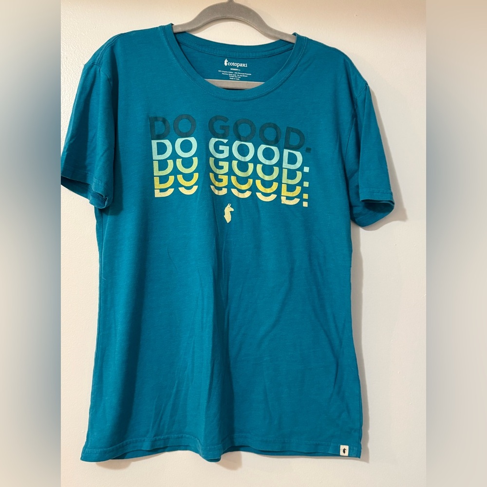 Cotopaxi Blue 'Do Good' Tee